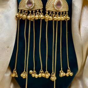 VIRAL BRASS KASHMIRI EARRING